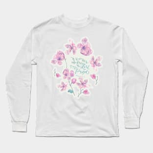 A Woman to be Praised - Proverbs 31:30 -May Green Long Sleeve T-Shirt